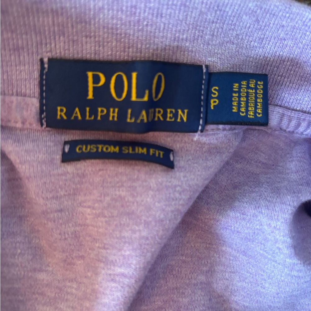 Polo by Ralph Lauren Lavender Men's Polo Shirt Small - Picture 5 of 6